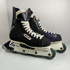 Bauer ZH3 Inline Hockey Roller Blades Skates - Mens Size 6 D